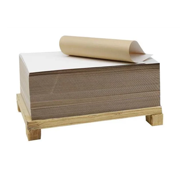 
whitetop coated kraft testliner 200gsm duplex board grey back carton paper board 