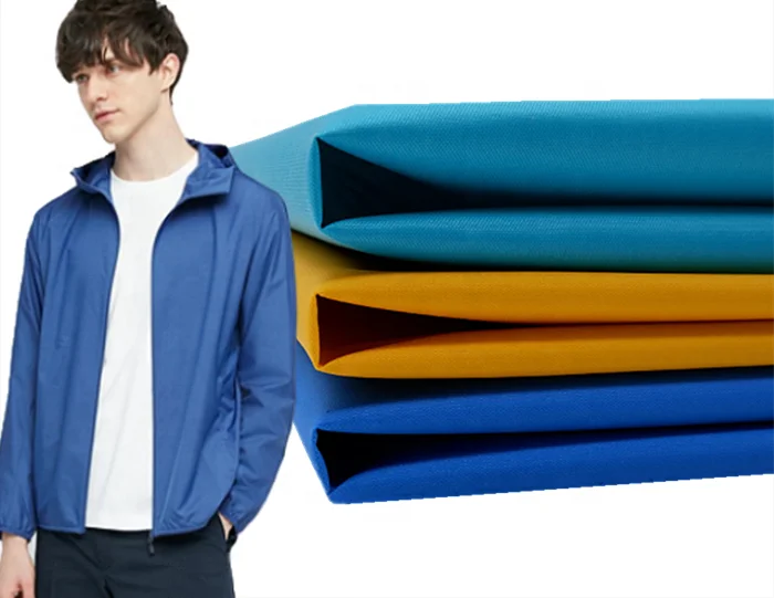 waterproof and breathable nylon 380T taffeta fabric coated for jacket
