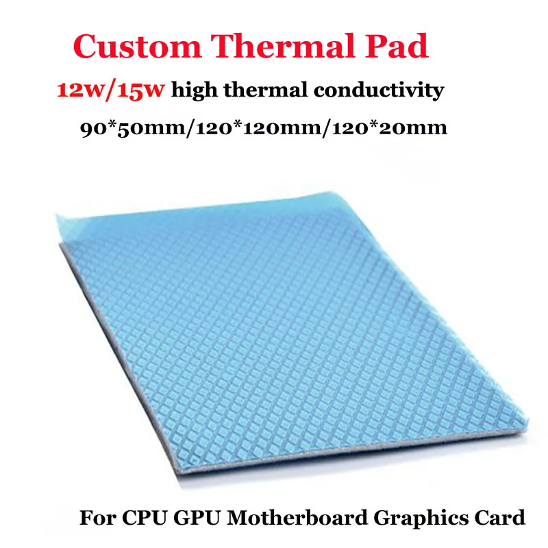 OEM Thermal Pad Factory 12.8w  Excellent thermal conductive silicone pad   Ultra-thin Thermal Gap Pad  Manufacturer for CPU GPU