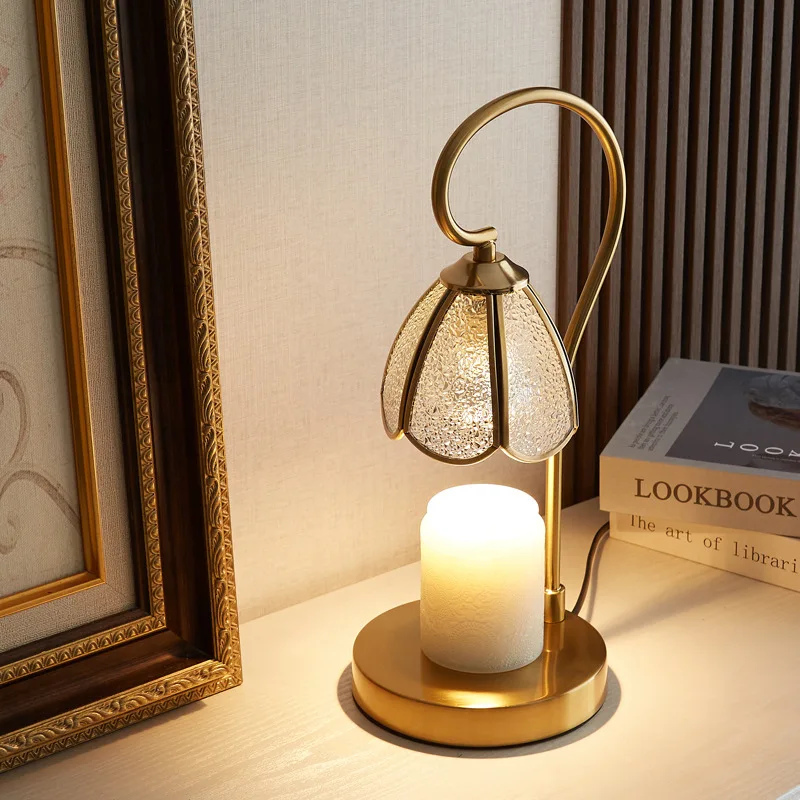 2023 Hot Sale With Two Bulbs 110V Wax Melter For Home Adjustable Height Electric Candle Warmer Lamp