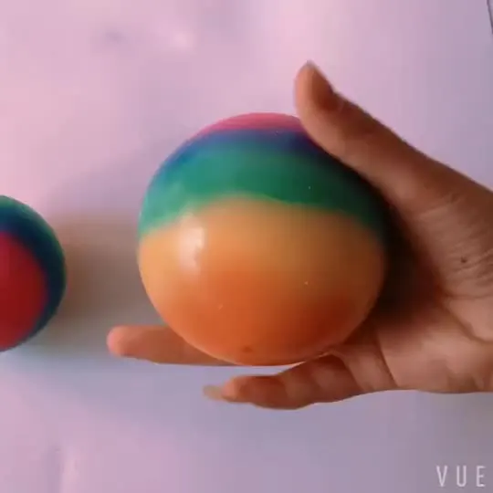 Радужный вентиляционный шар, медленно Восстанавливающий форму, раскрывающий мяч, игрушки для декомпрессии
