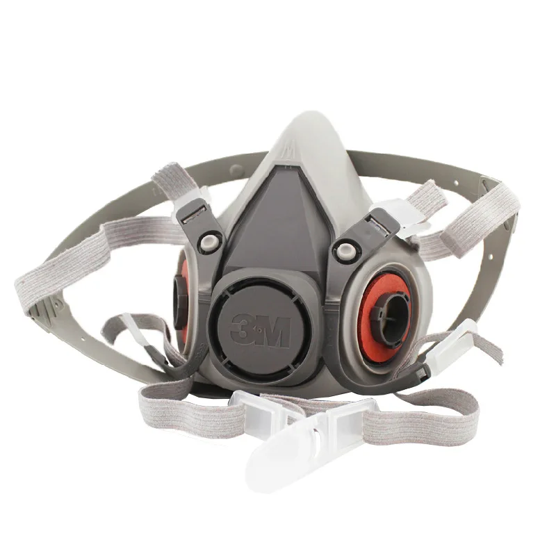 3M 6200 Half Face Painting Spraying Respirator Set Gas Mask Safety Work Filter Dust Mask with Filter Box