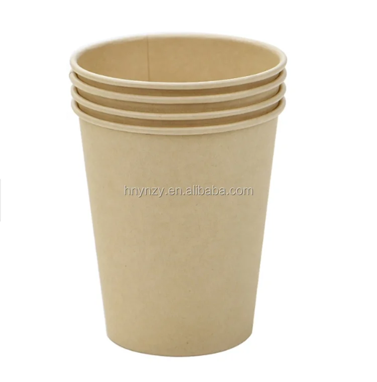 
Factory Price Disposable Kraft Paper Coffee Cup 