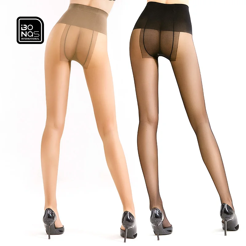 BONAS Black Sheer Breathable Sexy Japanese Stocking  Video Women Fashion Tights Pantyhose Hosiery