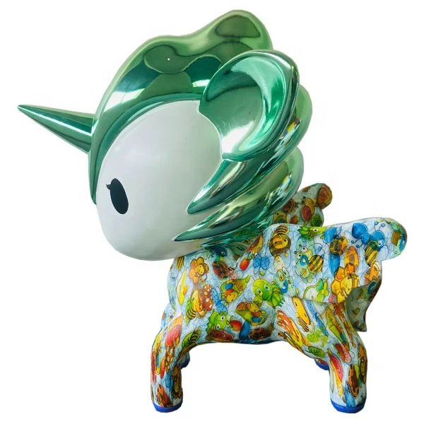 Customized unicorn desktop ornament resin crafts Statue for Home Living Decoration