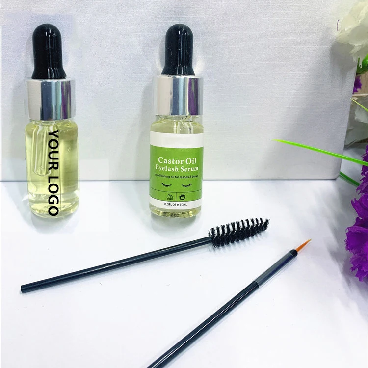 
Private Label Castor Oil For Hair Eyelash Eyebrow Growth Black Castor Essential Oil Custom Logo 