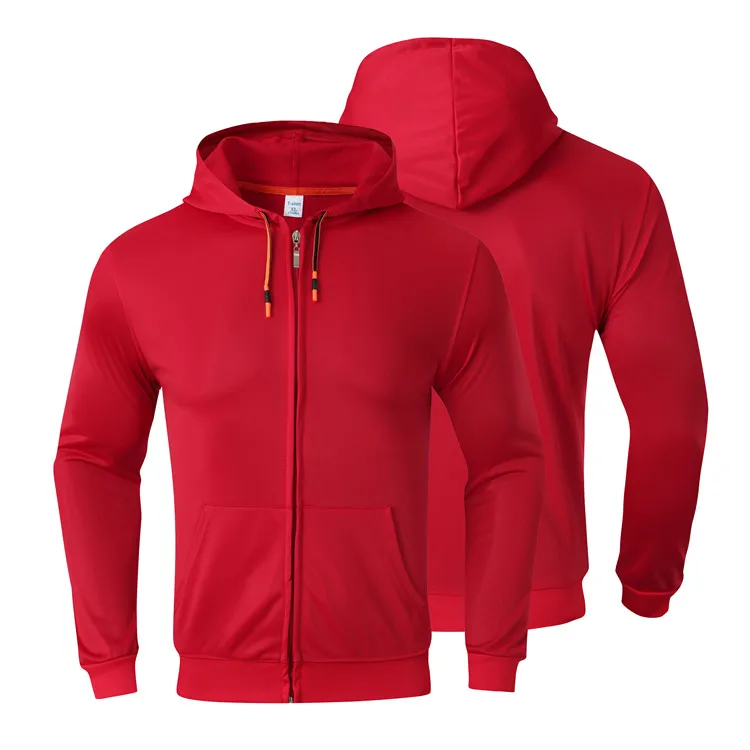 High Quality Custom Wholesale Kangaroo Pocket Hoodie Mens Pullover Zipper