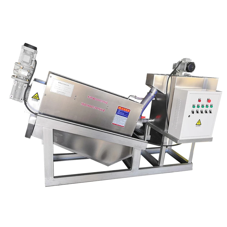 Screw Press sludge dewatering machine used in sludge treatment