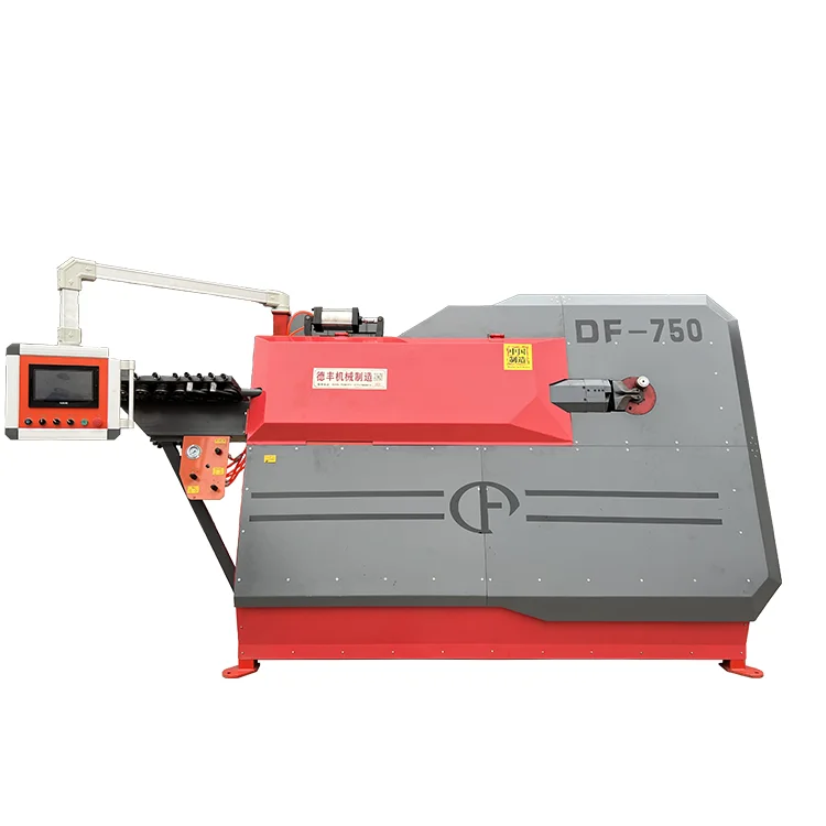 steel bar cnc automatic stirrup df-750 sheets bending machine rebar bending and cutting machine