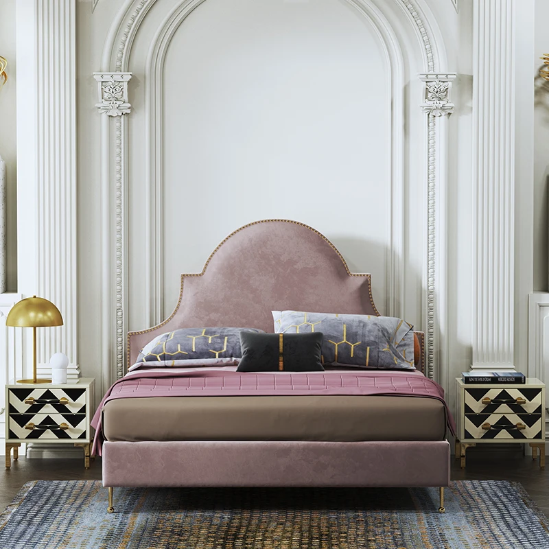 Luxury Modern Design Custom King Size Queen Size Full Size Bed Frame For Living Room Bedroom Sets Home Furniture