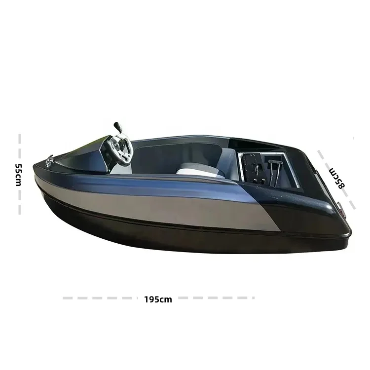 Mini Racing Jet Boat Rental Kit Personal Track-Friendly Go Kart on Water Tiny Rowing Boats