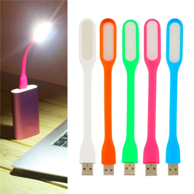 DC5V Mini USB LED Light Lamp Flexible Gooseneck Reading Light Portable USB Laptop Light for Laptop Keyboard Power Bank