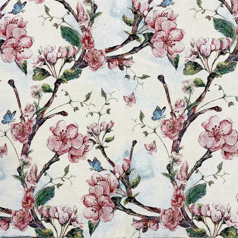 Гобеленовая обивочная ткань жаккардовая для одежды