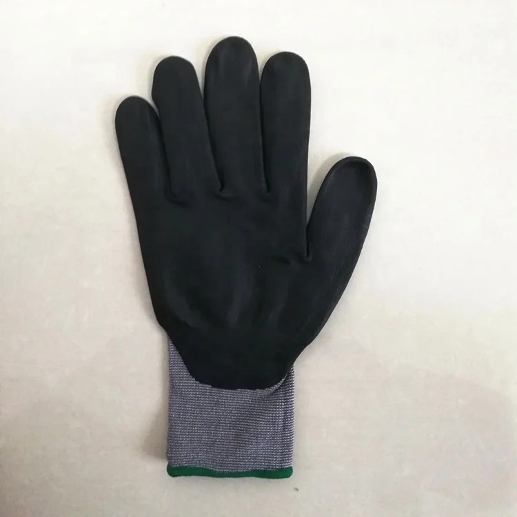 
Wefocus Cheap Price High Quality 15g Spandex Nylon Palm Foam Nitrile Coated Glove With Logo Handschuhe Aus Nitrile 