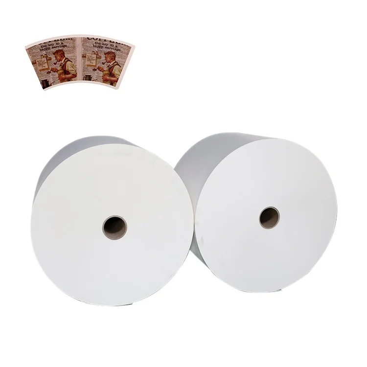 биоразлагаемая PLA покрытая офсетным сырьевым материалом рулонная бумага для бумажных стаканчиков