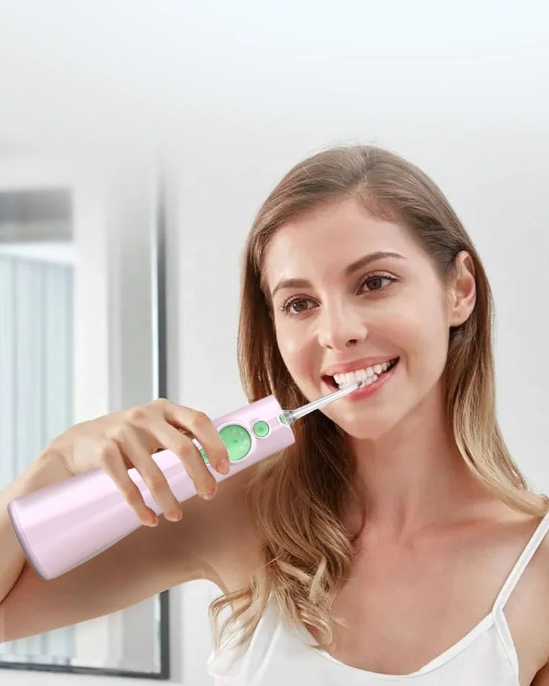 Waterproof Water Dental Floss USB Rechargeable Portable Cordless Water Flosser Oral Irrigator for Travel