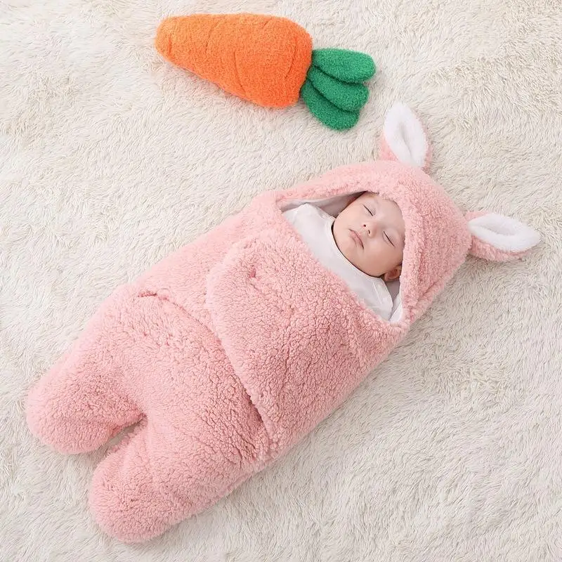 baby textile Hot sales newborn swaddle wrap organic cotton Cute Newborn Sleeping Wrap bear baby sleeping bags Baby Products