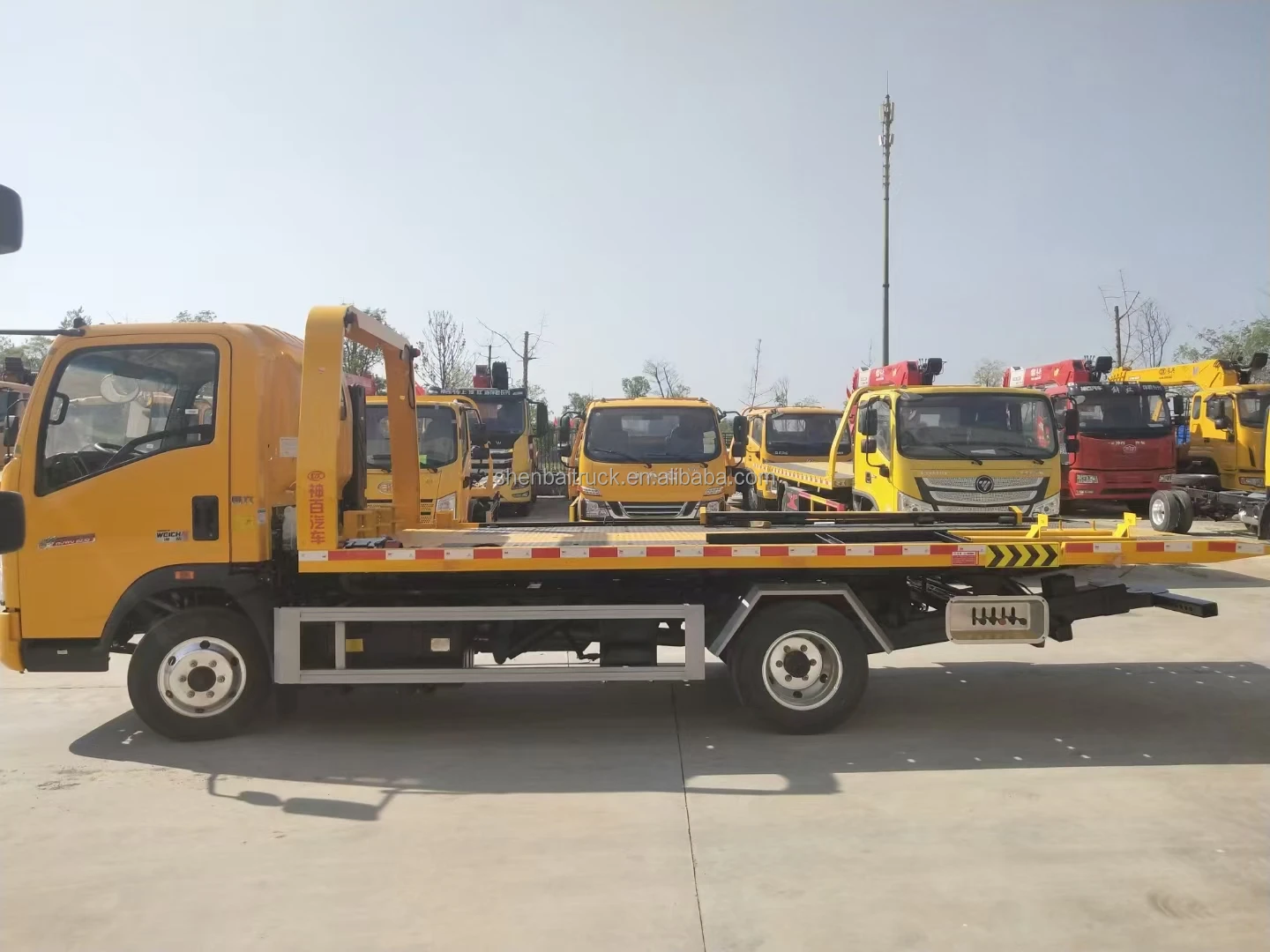 SHENBAI Новый 4-Тонный 5-тонный 6-тонный грузовик для удаления дорожных блоков