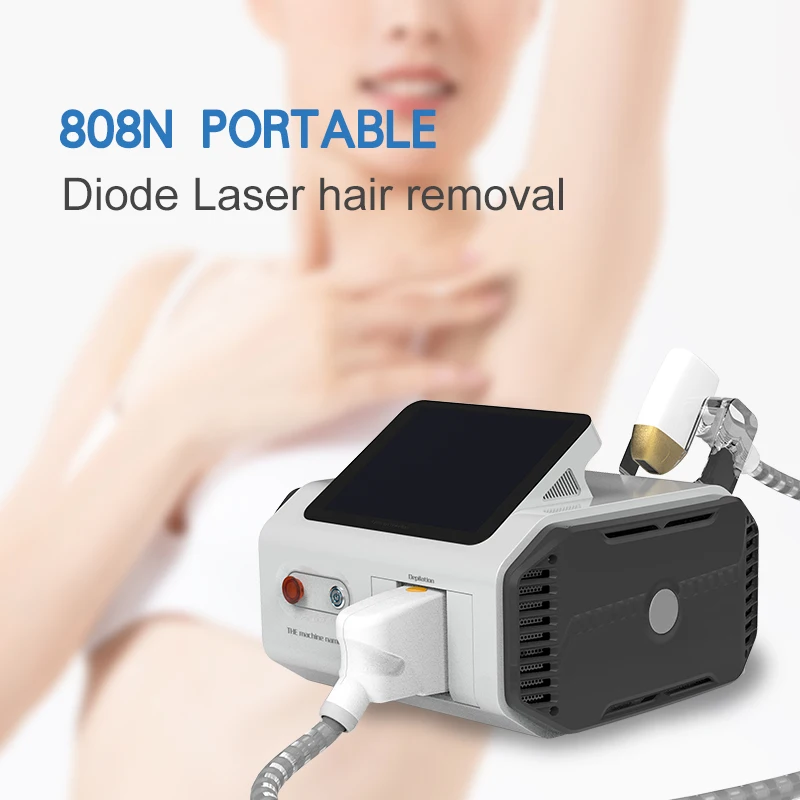OEM Logo Portable Body Laser Hair Removal Diode Laser 755 808 1064 Epilation Definitive Diy Laser Hair Removal Diodenlaser 808