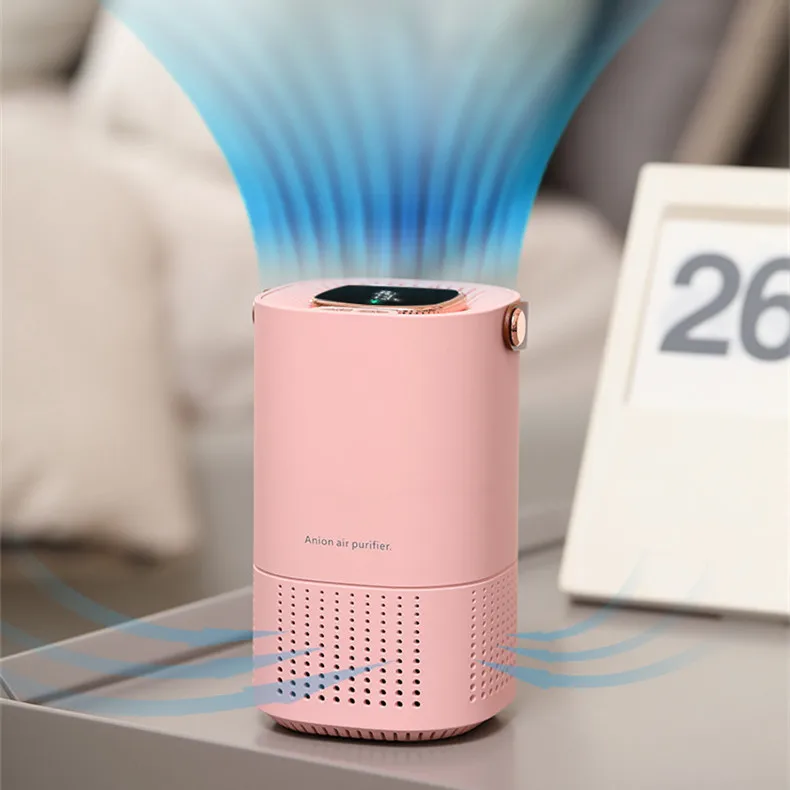 Hot Selling Car H13 Air Purifier Negative ion generator 5V USB Mini Dust Smoke Clean Portable Anion Car Air Purifier