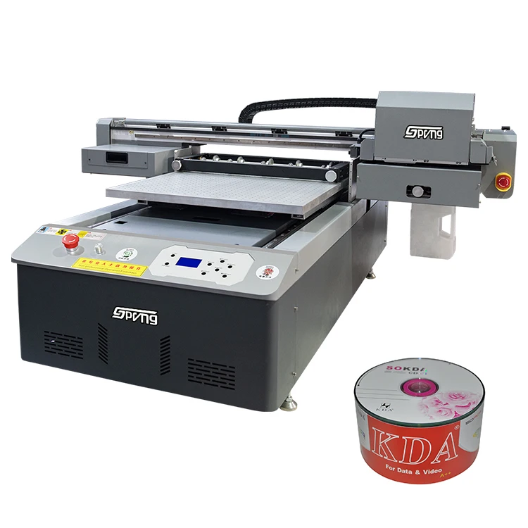 high speed A1 UV LED 6090 large format flatbed printer printing machine plotter price 600*900mm