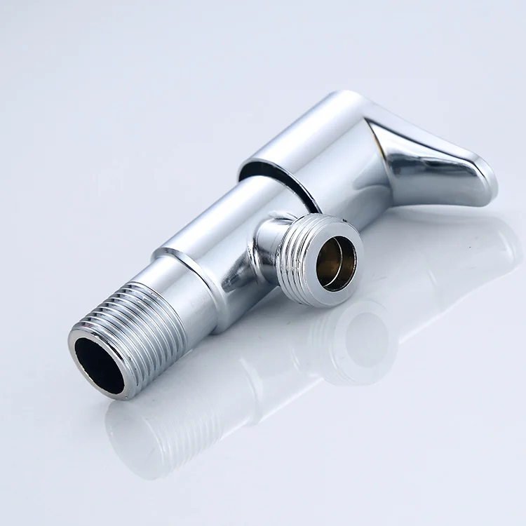 Material Angle Valve Quick Open High Quality Toilet Stainless Iron with Brass Core Iron Rod Water Plating 1\/2 Multi-function