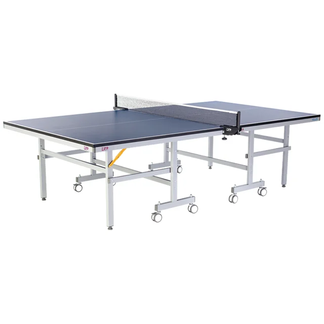  China cheap Price Blue aluminium apron competition match Game Folding Legs 729 friendship YG-18 Table Tennis Ping