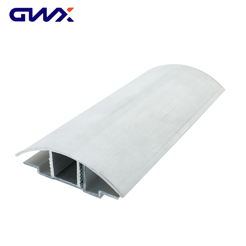 100% PC material F shape snap plastic Polycarbonate sun sheet Aluminum/PC Snap F Profile