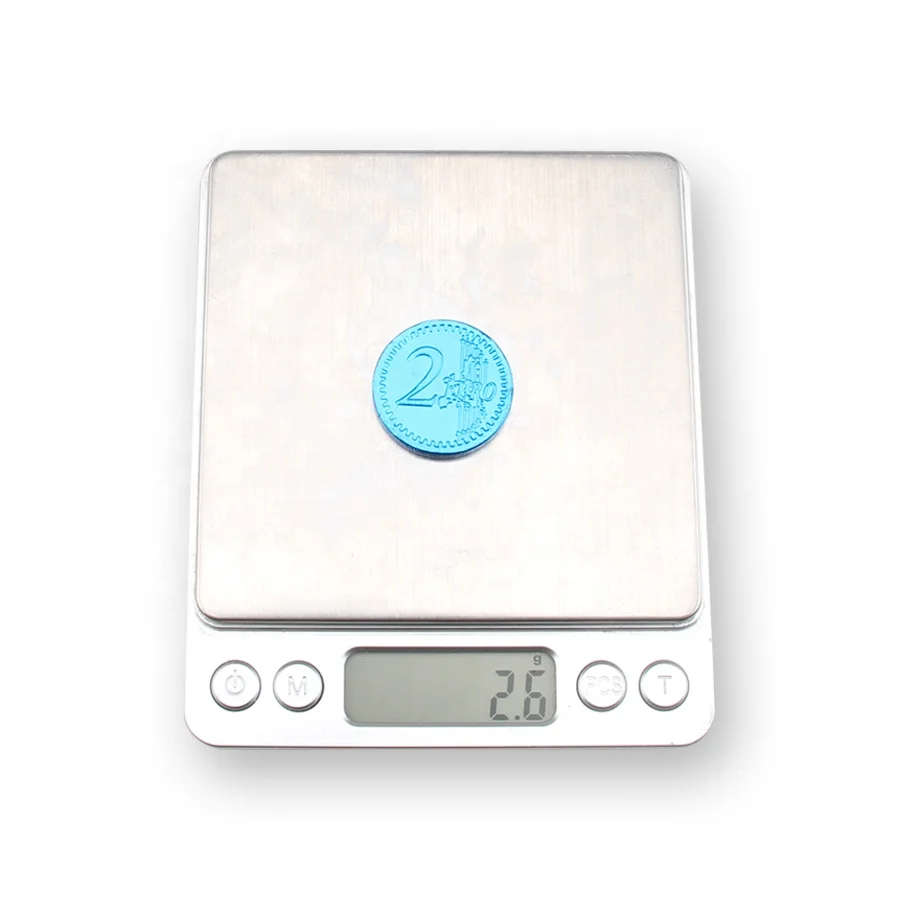 Compound Chocolate Candy With Poker Chip Coin Shape