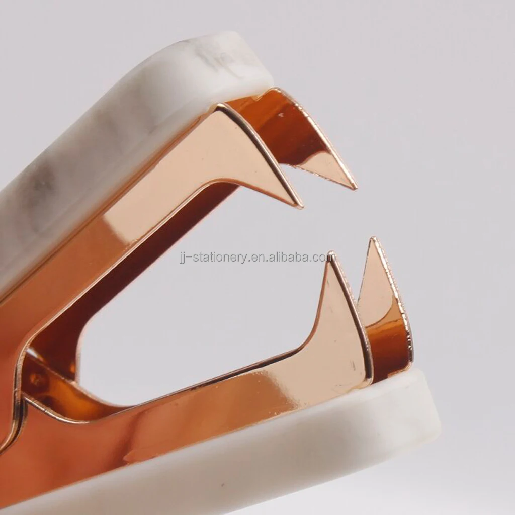 Customization Stapler Rose Gold Rose  Staple Remover Staples Screwdriver Staple pin remover with lock