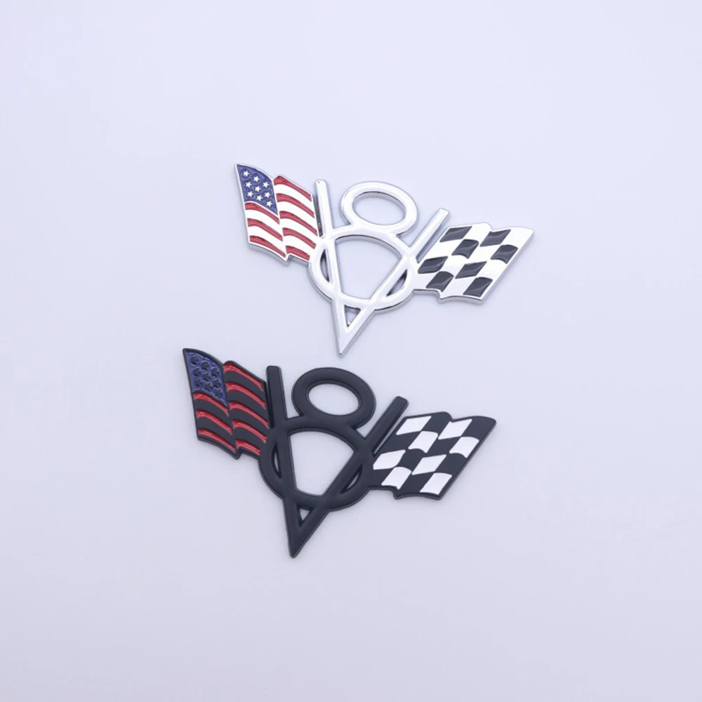 Automotive decorative metal sticker suitable for Chevrolet Dodge Ford JEEP rear body sticker