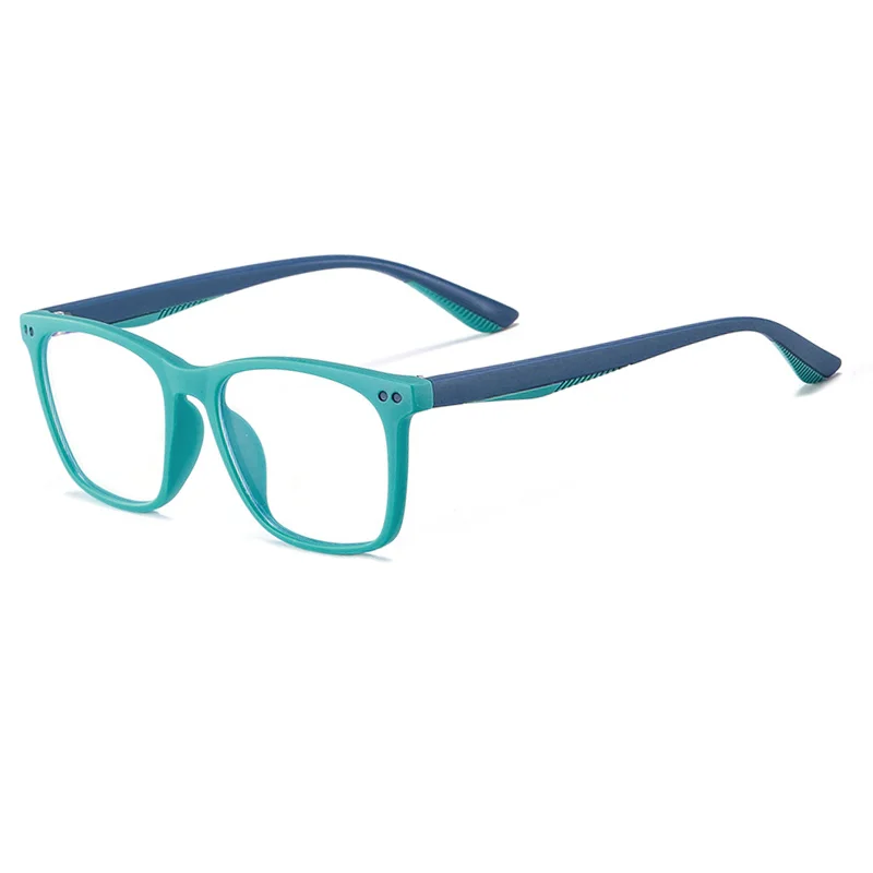 Очки TR90 детские с защитой от синего света, простые квадратные Компьютерные очки для мальчиков и девочек с синим светом