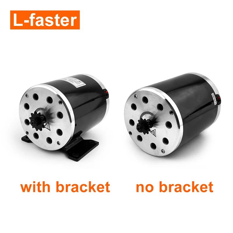 High Speed 24V 36V 48V 500W Electric motorized Engine MY1020 Brushed go kart Motor kit