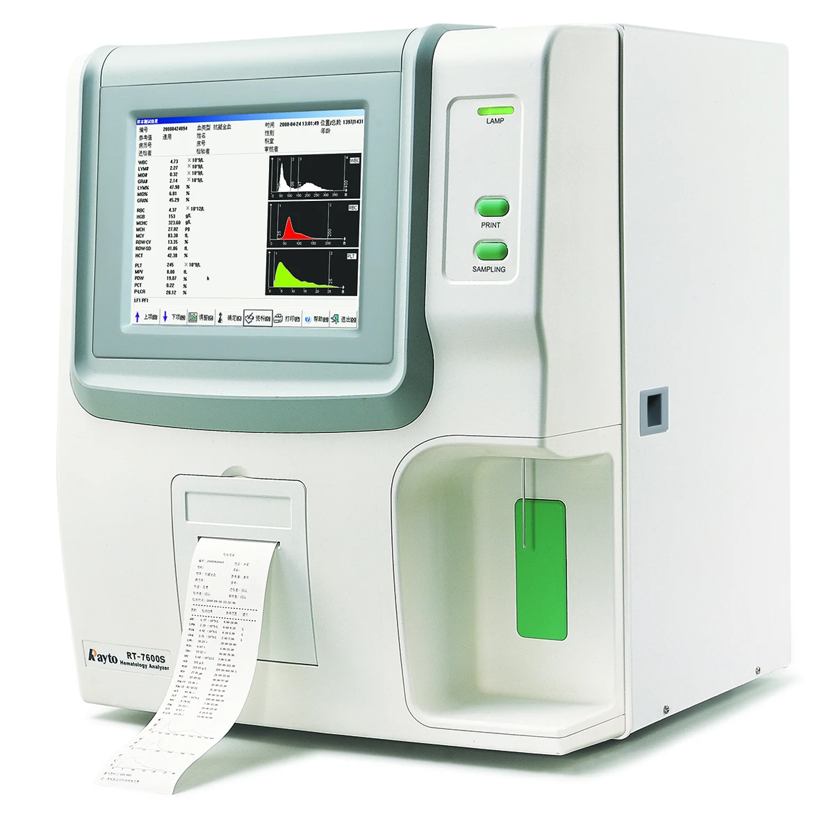 Полностью автоматическая машина для Rayto Rt-7600Svet ветеринарного использования крови анализатор гематологический анализатор