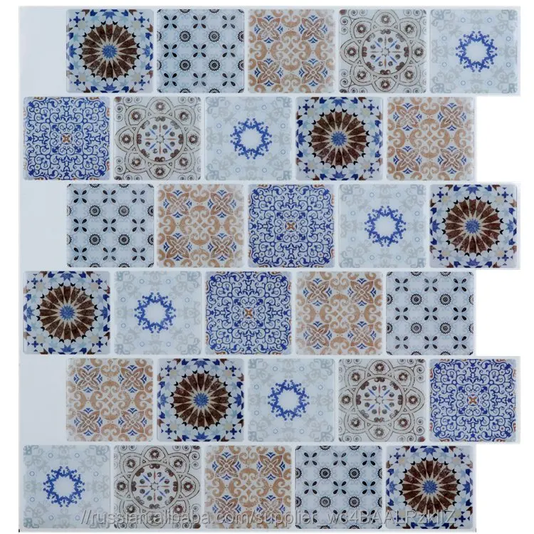 Франция Роскошный домашний декор непроницаемая Carrelage клейкая 3D настенная плитка наклейка