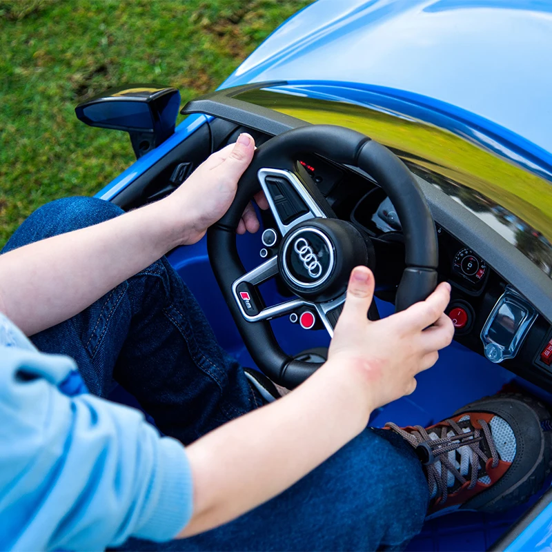 Multi-function Baby Ride On Car audi licensed 12V electric for kids 2-6 years old to drive