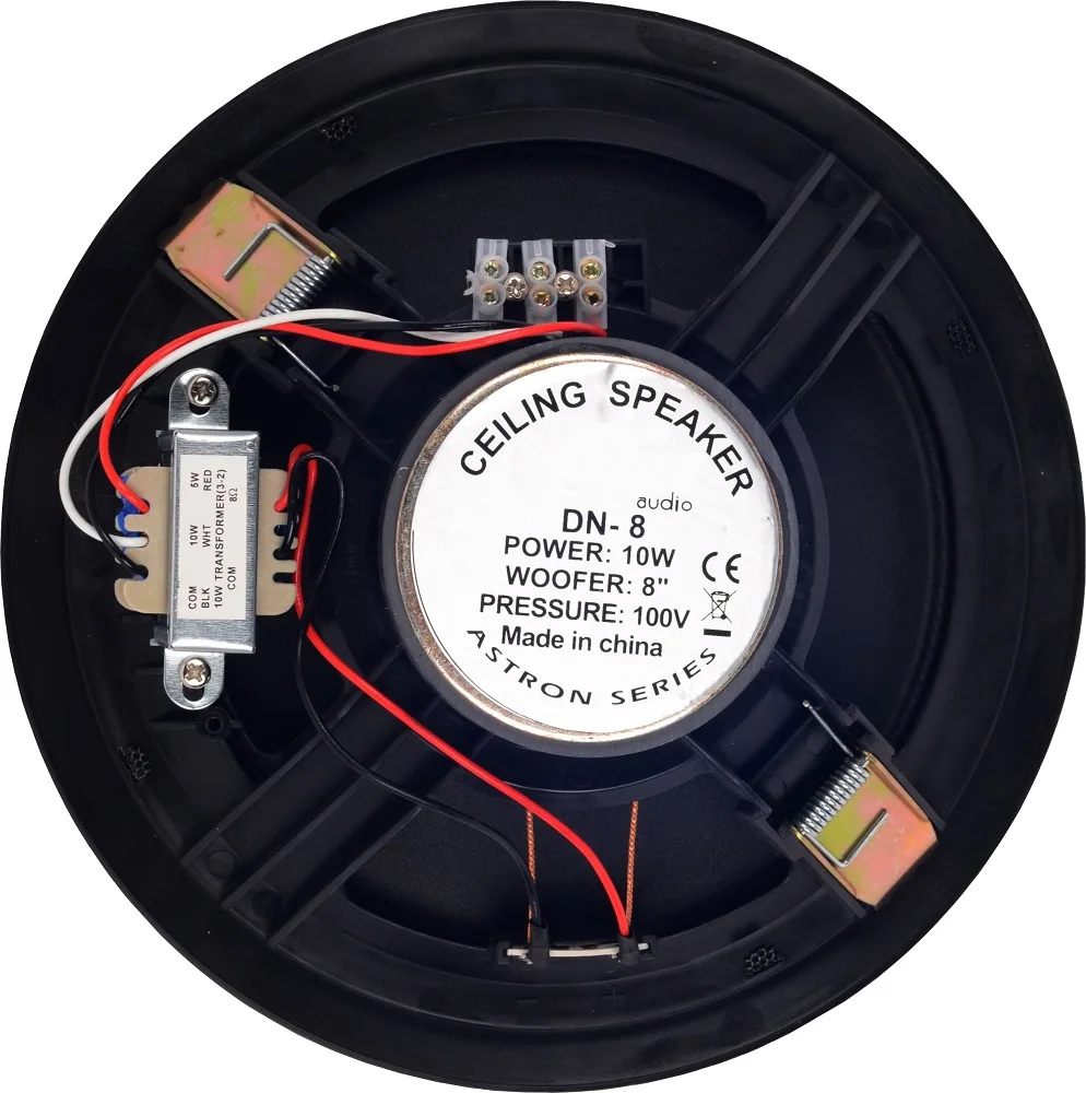 HSR109-8T 100V 15W 8 Inch Full Range Speaker