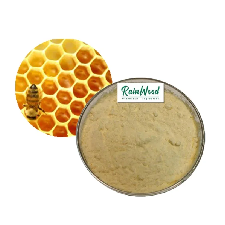 Wholesale Price Fresh Pure 10-Hda 2% 6% Lyophilized Freeze-Dried Honey Bee Royal Jelly Powder