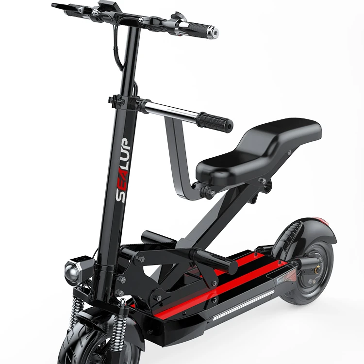 SEALUP    the best 1000w brushless motor foldable electric scooter with hd led light and   brake