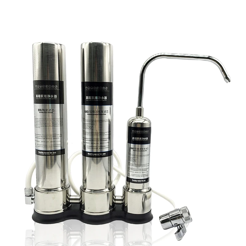 Лидер продаж, система очистки минеральной воды для столешницы, фильтр из углеродного блока для очистки воды, домашний очиститель воды