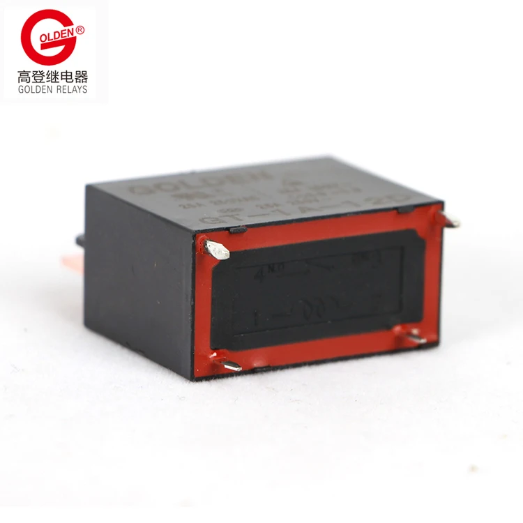 Золотой реле GT-1A-12D 25A 1HP 2HP TV-112VDC SPNO Подключаемый модуль Mini 4 Пина 0,9 W электромагнитное реле крест 102F