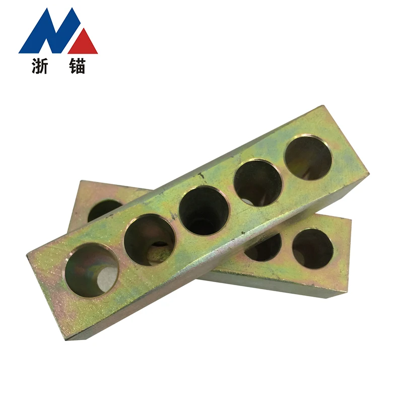 construction building material high quality 3-piece anchorage wedge block for steel strands
