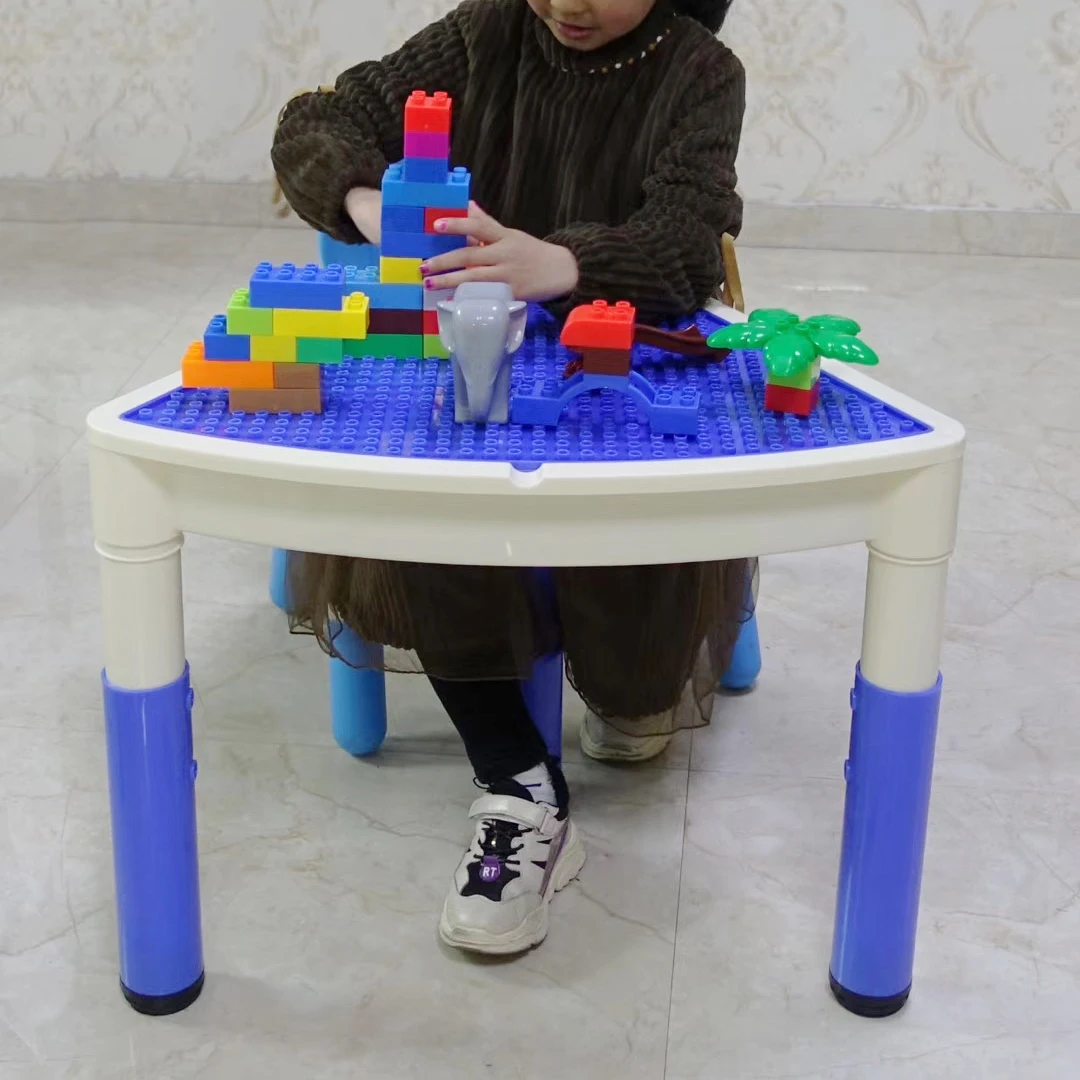 Children learning plastic table kindergarten furniture Kids table and chair