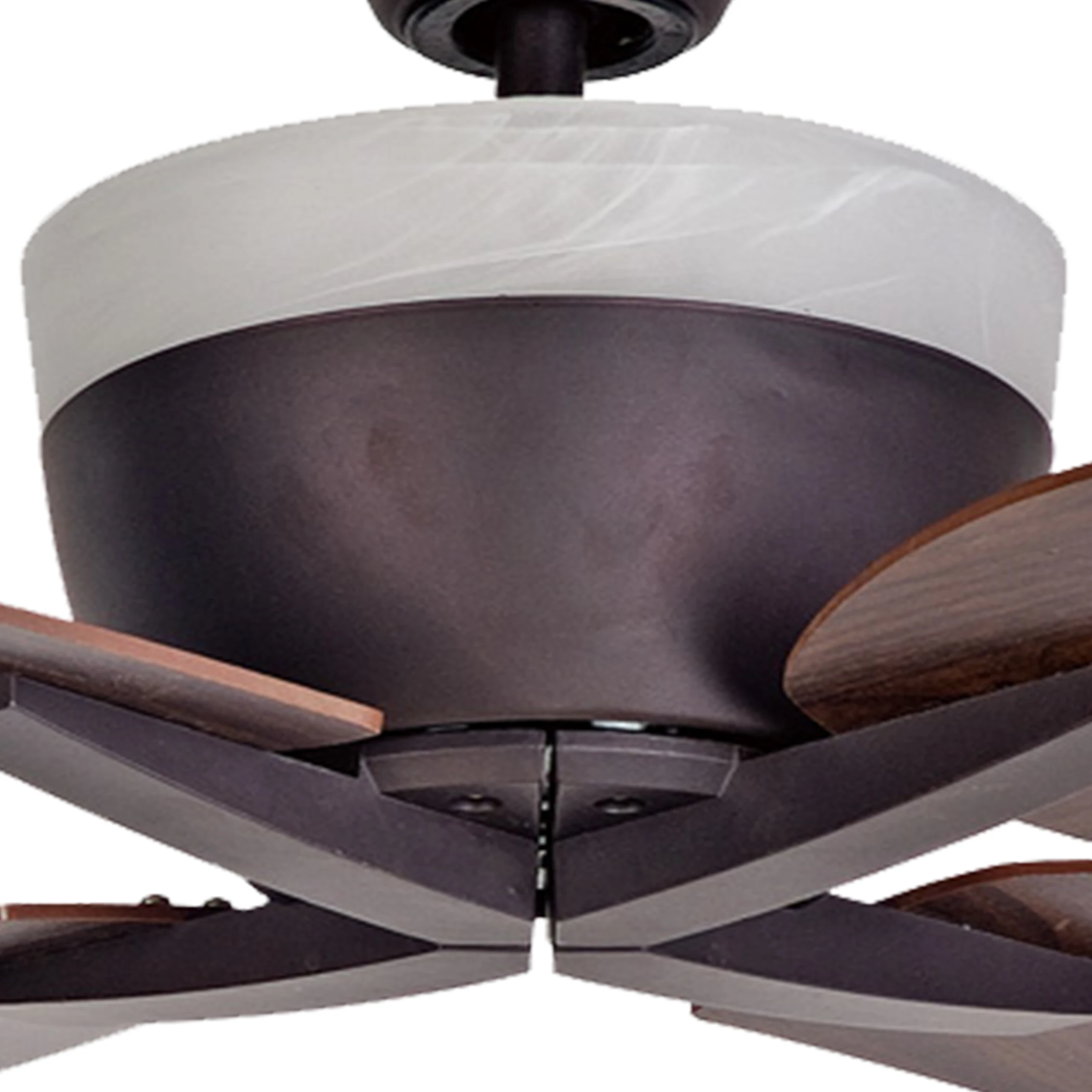 42 inch European Style/Modern Air Cooling Fan Home ORB Ceiling Fan Light with 4 MDF Knife Shape Blades, include Wall Control