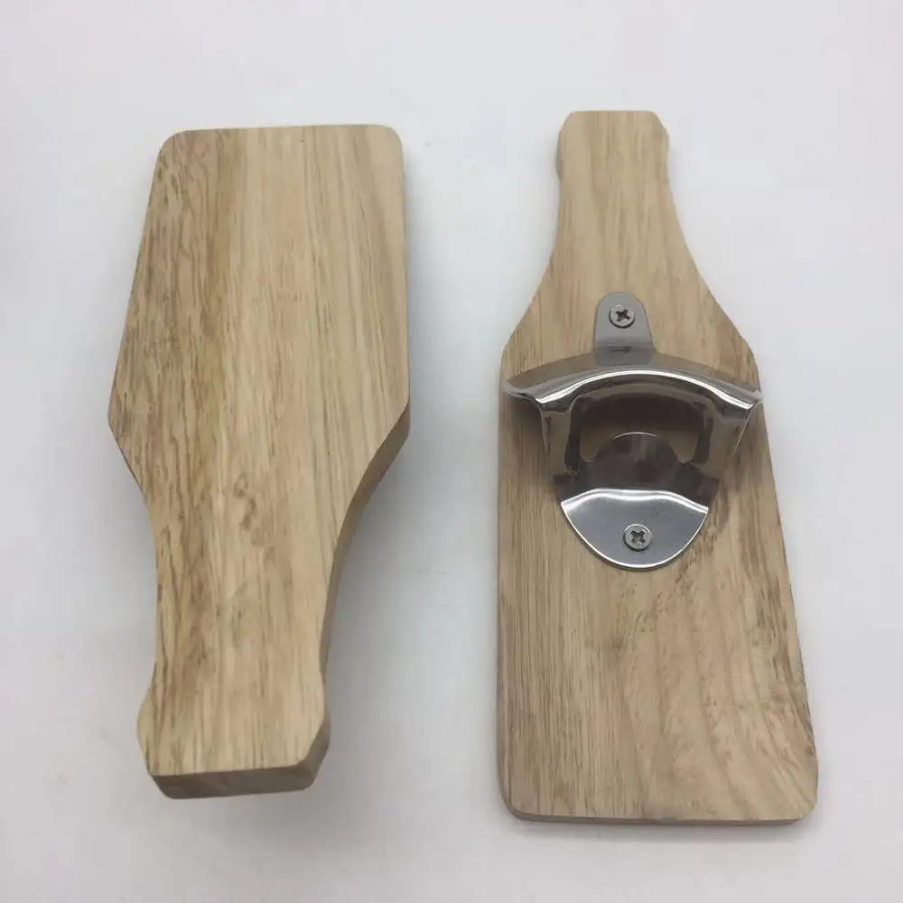 Деревянный настенный Открыватель для бутылок 1613955