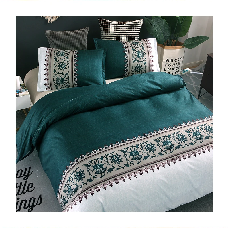 All Size And Customized  Bedsheet Beddings 100% Polyester Duvet Cover and Pillow case Bed Sets Bed Without Sheet