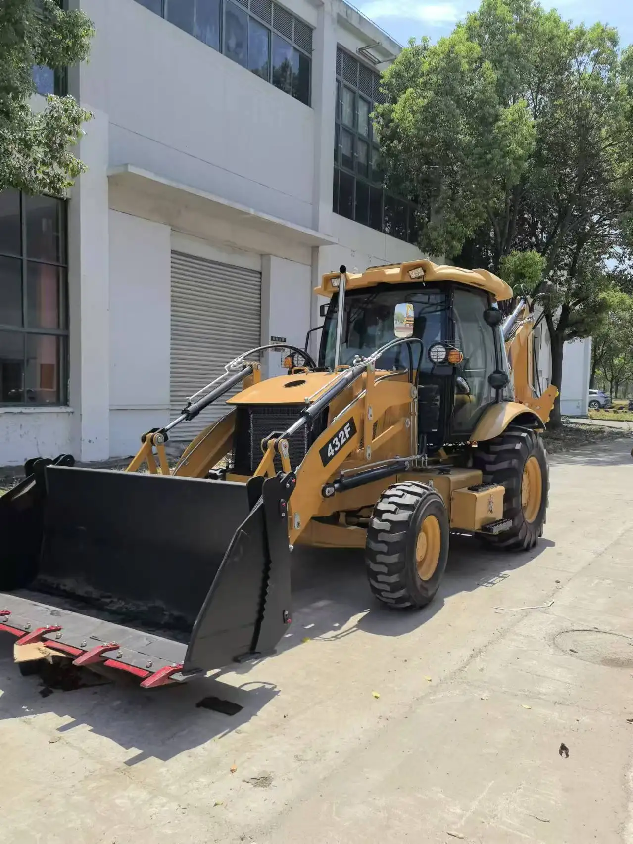 New Caterpillar 432F2 432F 420F 416F 416F2 420F2 loader with extension arm CAT 432f2 4*4 side shift backhoe loader price low