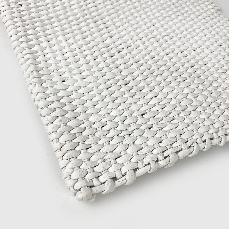 no slag wear resistance Ceramic fibre cloth blanket with aluminum foil felt needle blanket fabrics manufacturers