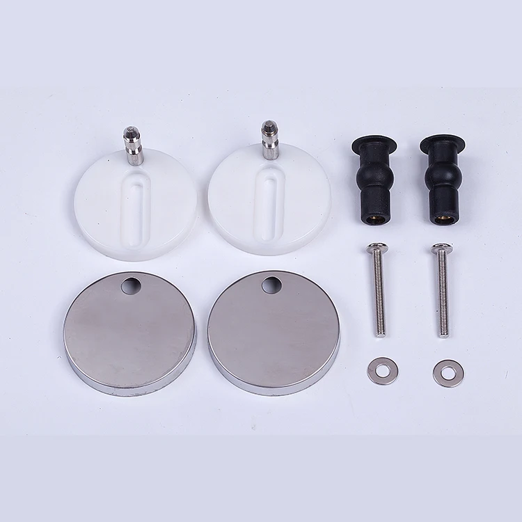 One Button Toilet Top Fixings Quick Release Toilet Seat Hinges