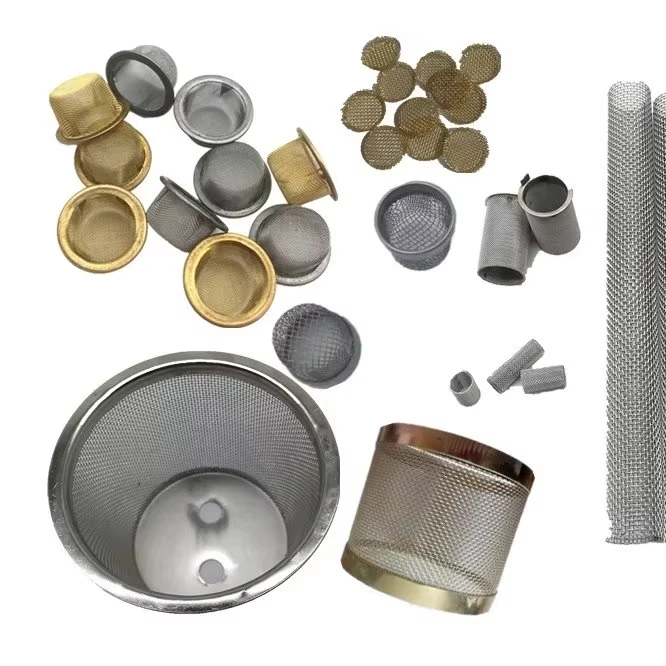 Customized Stainless Steel Filter Strainer Basket Colander Wire Mesh Screen Filtering Bowl Sieve Cap